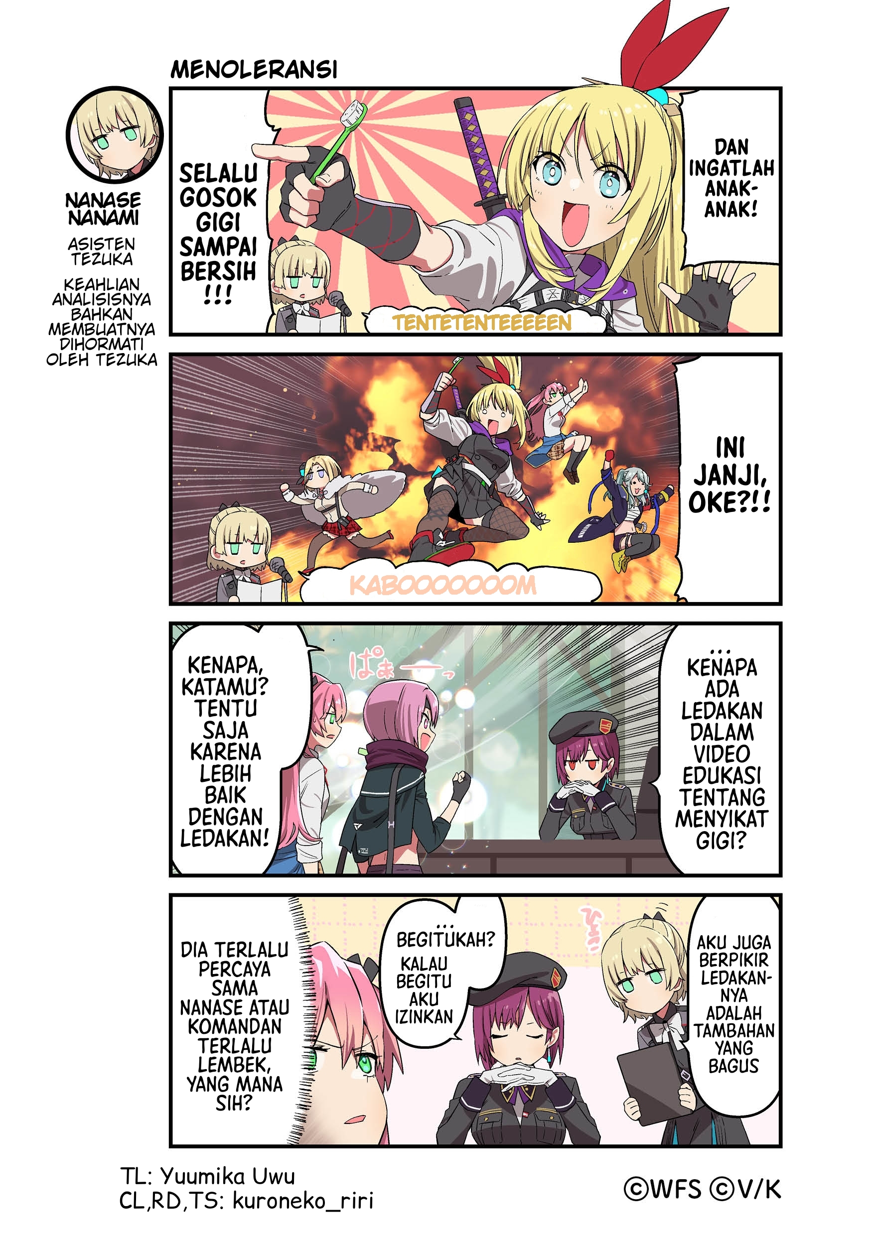 Heaven Burns Red Koushiki 4-koma: Hebuban Gekijou Chapter 90 - halaman 1