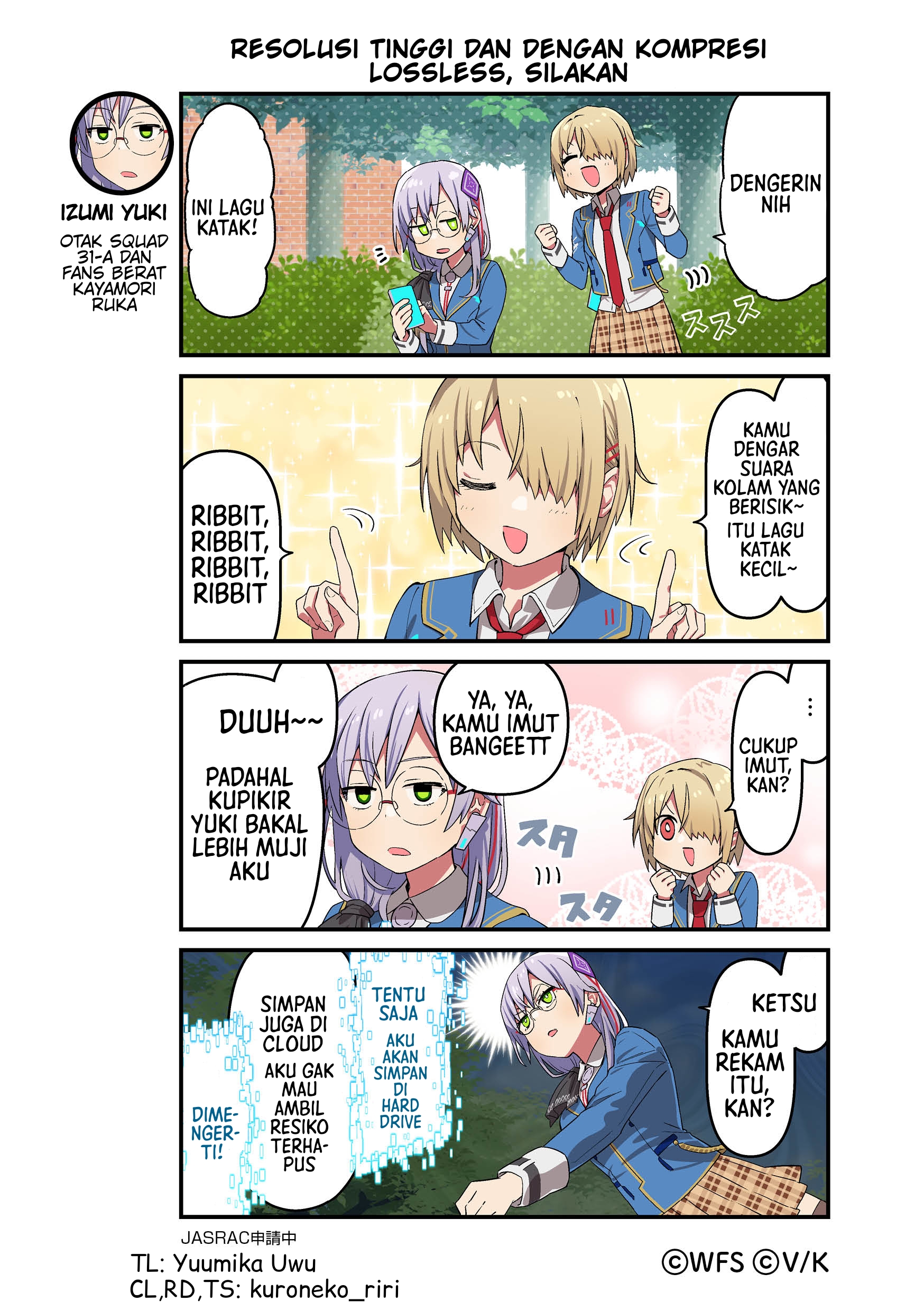 Heaven Burns Red Koushiki 4-koma: Hebuban Gekijou Chapter 92 - halaman 1
