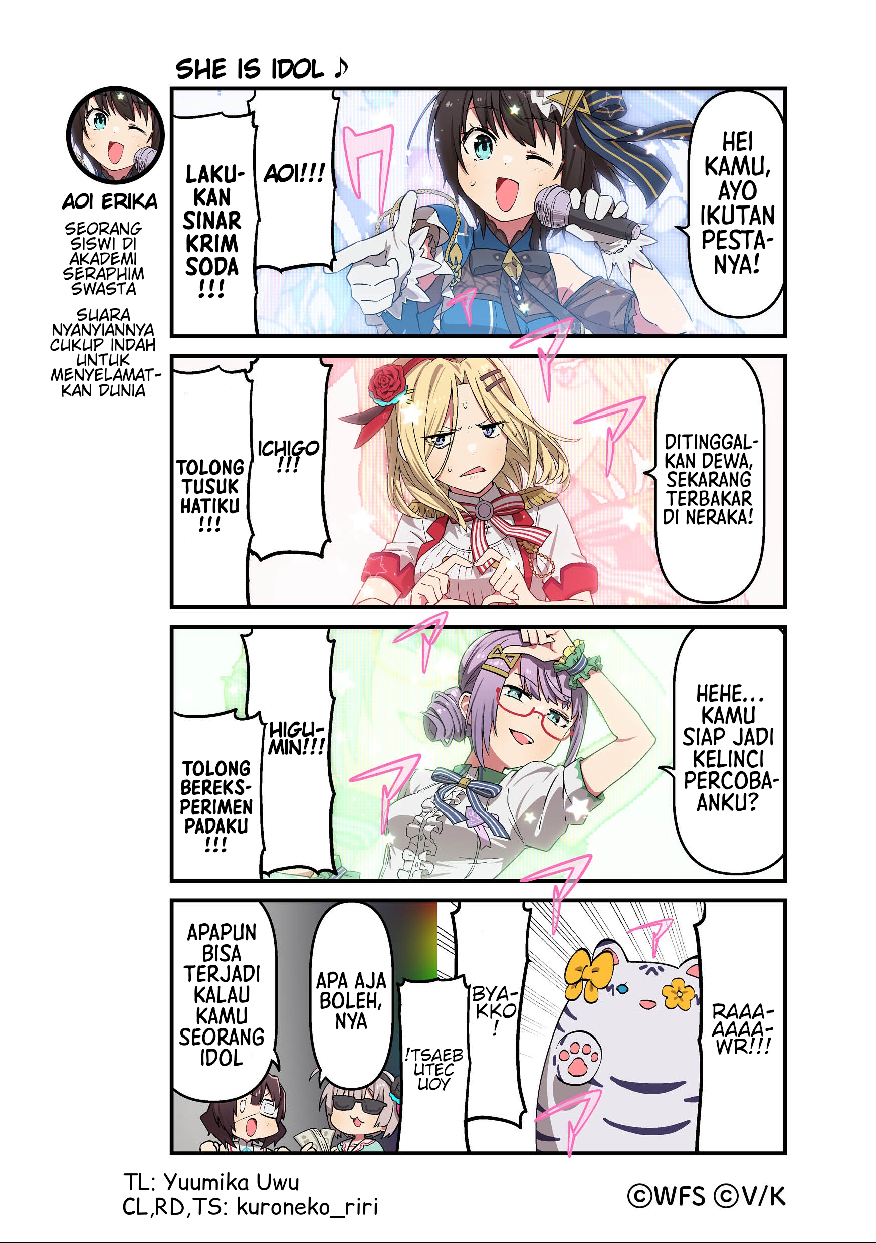 Heaven Burns Red Koushiki 4-koma: Hebuban Gekijou Chapter 95 - halaman 1