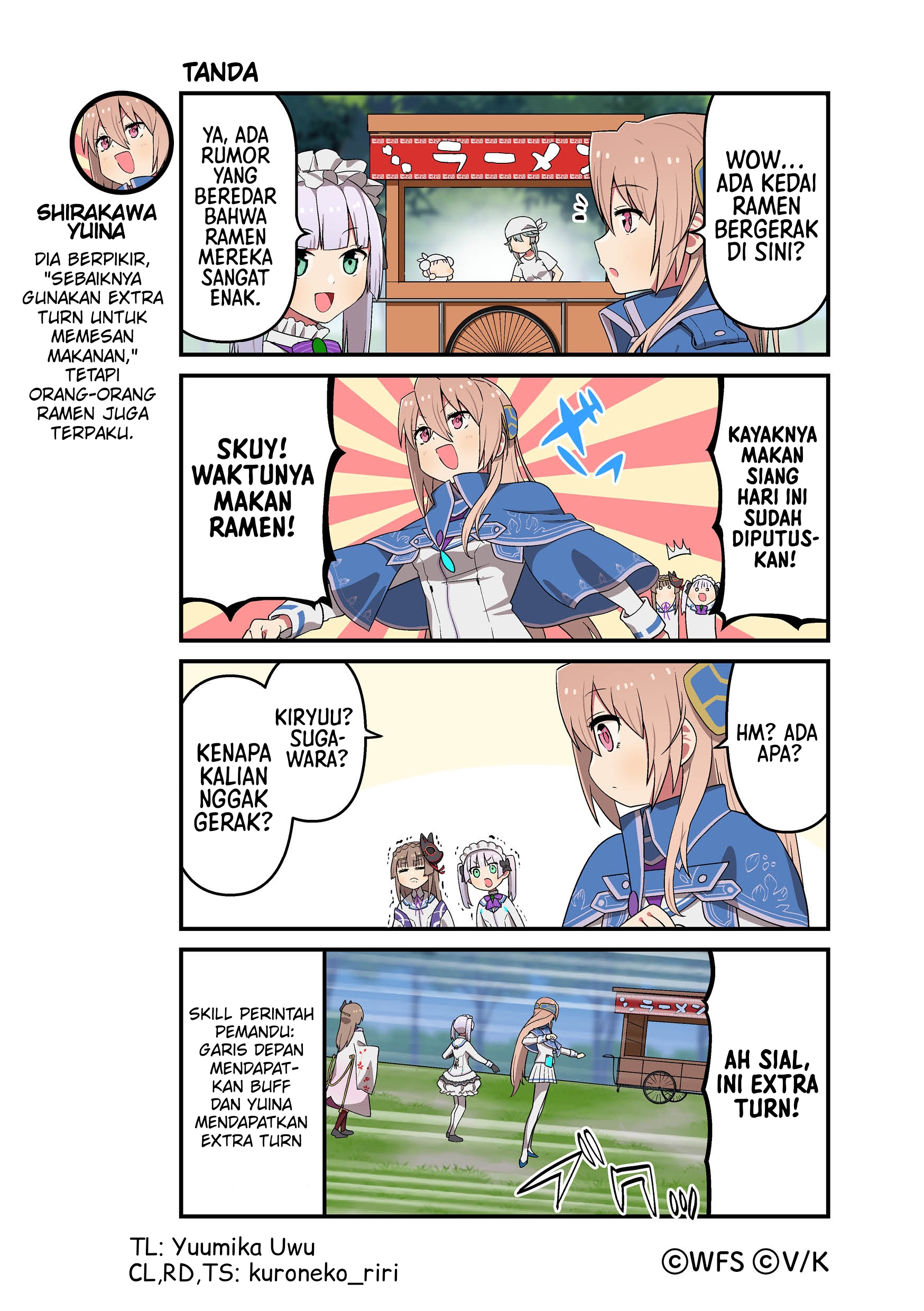 Heaven Burns Red Koushiki 4-koma: Hebuban Gekijou Chapter 99 - halaman 1