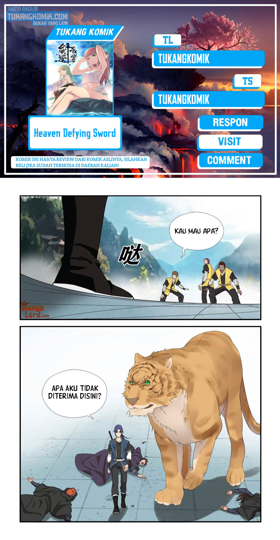 Heaven Defying Sword Chapter 287 - halaman 1