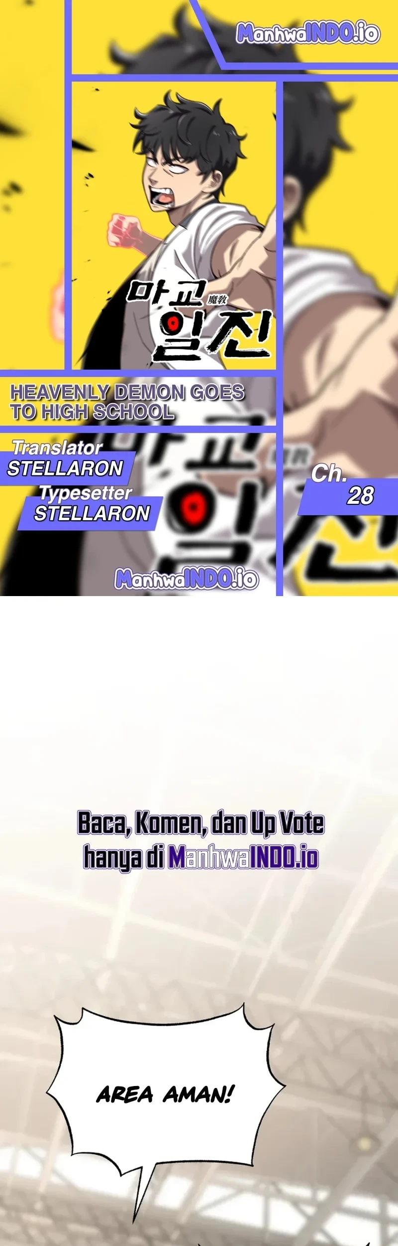Heavenly Demon Goes to High School Chapter 28 - halaman 1