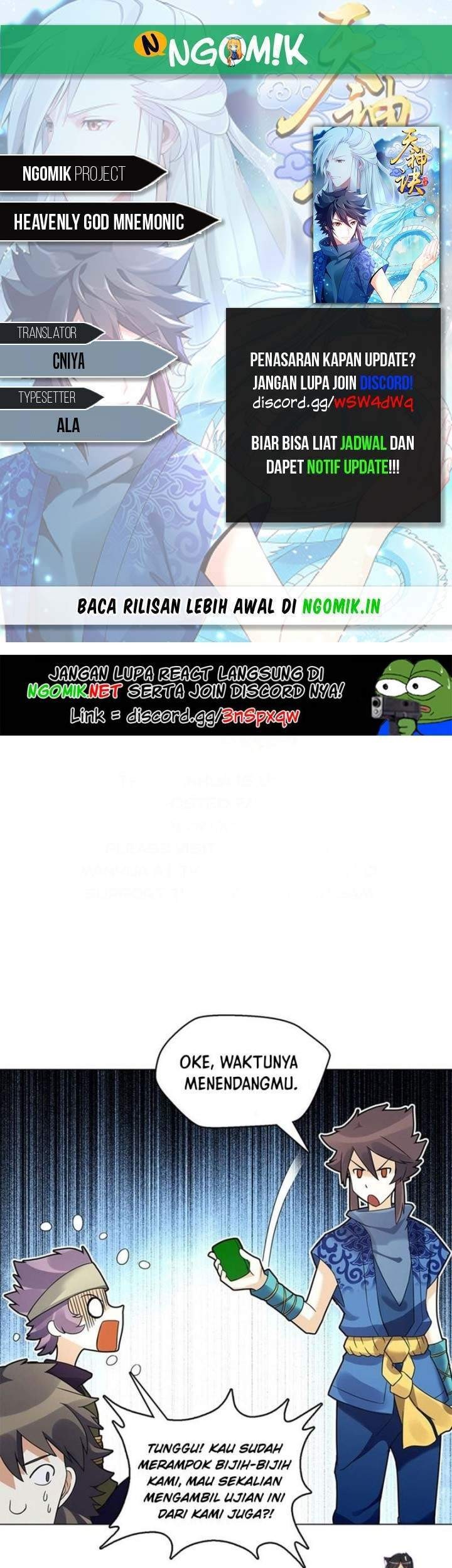 Heavenly God Mnemonic Chapter 81 - halaman 1