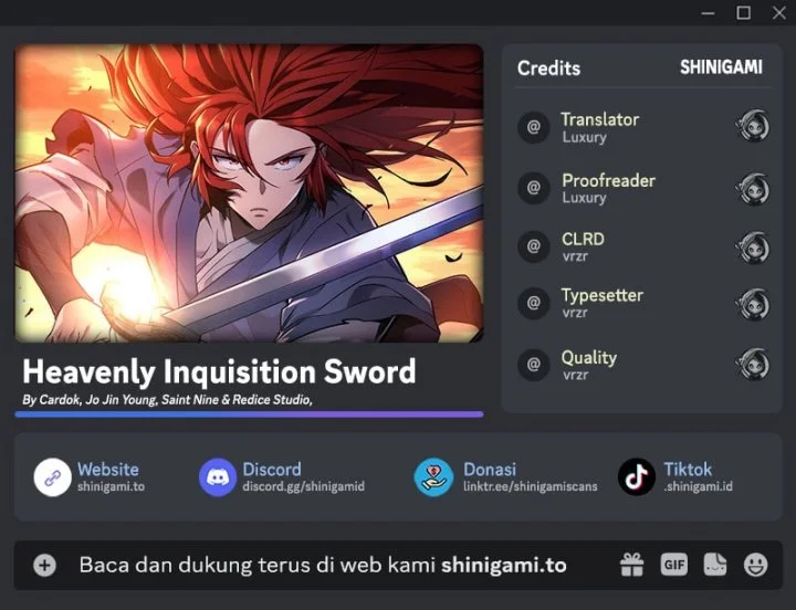 Heavenly Inquisition Sword Chapter 140 - halaman 1