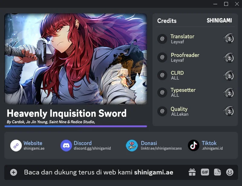 Heavenly Inquisition Sword Chapter 145 - halaman 1
