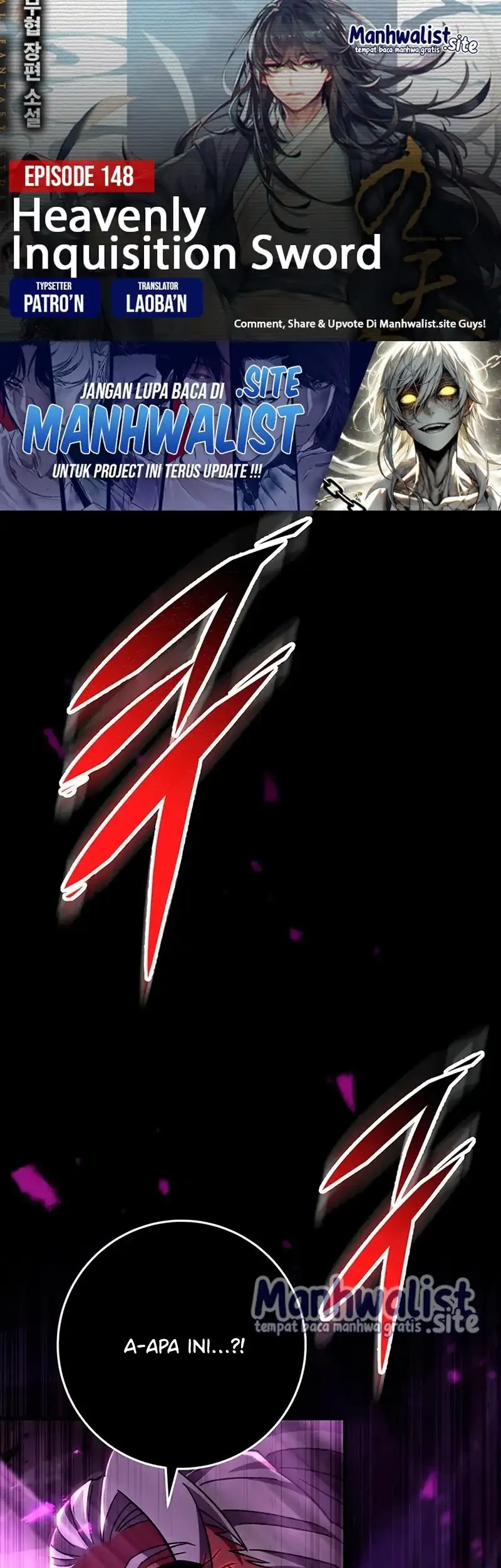 Heavenly Inquisition Sword Chapter 148 - halaman 1