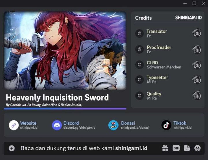 Heavenly Inquisition Sword Chapter 45 - halaman 1