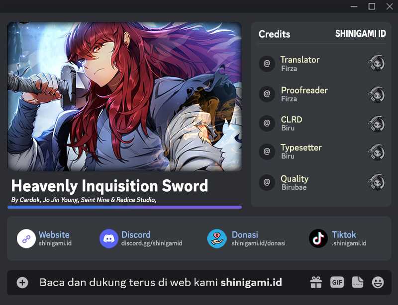 Heavenly Inquisition Sword Chapter 53 - halaman 1