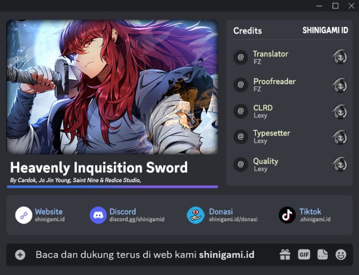 Heavenly Inquisition Sword Chapter 62 - halaman 1