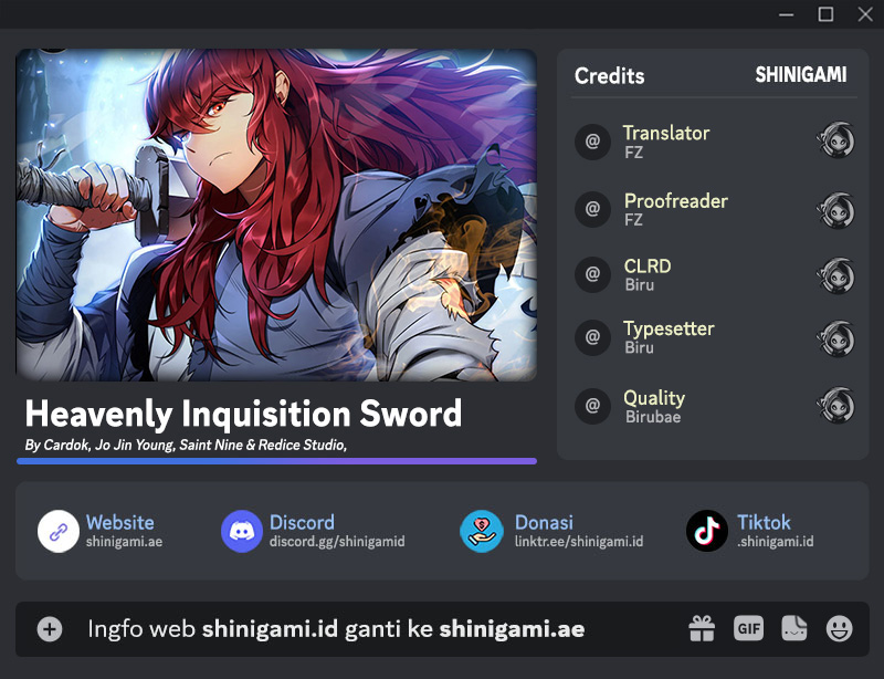 Heavenly Inquisition Sword Chapter 69 - halaman 1