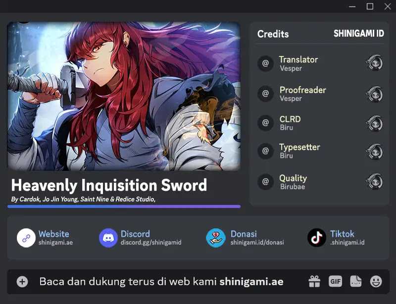 Heavenly Inquisition Sword Chapter 74 - halaman 1