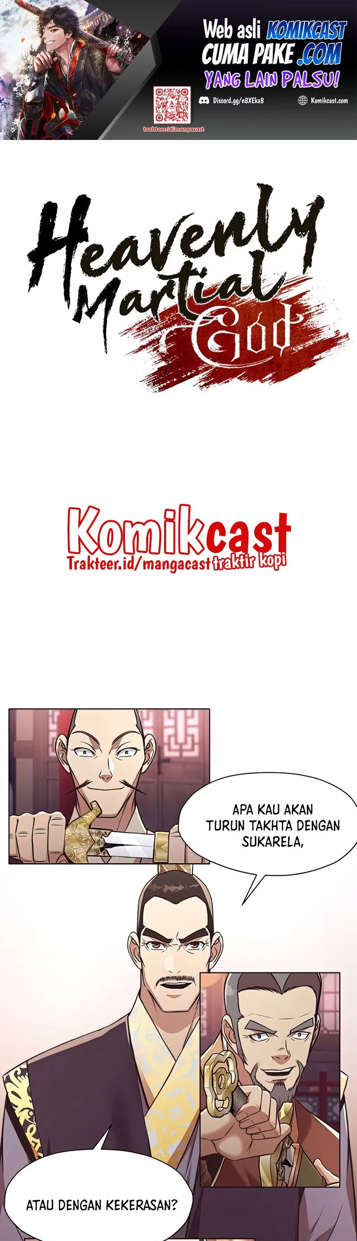 Heavenly Martial God Chapter 56 - halaman 1