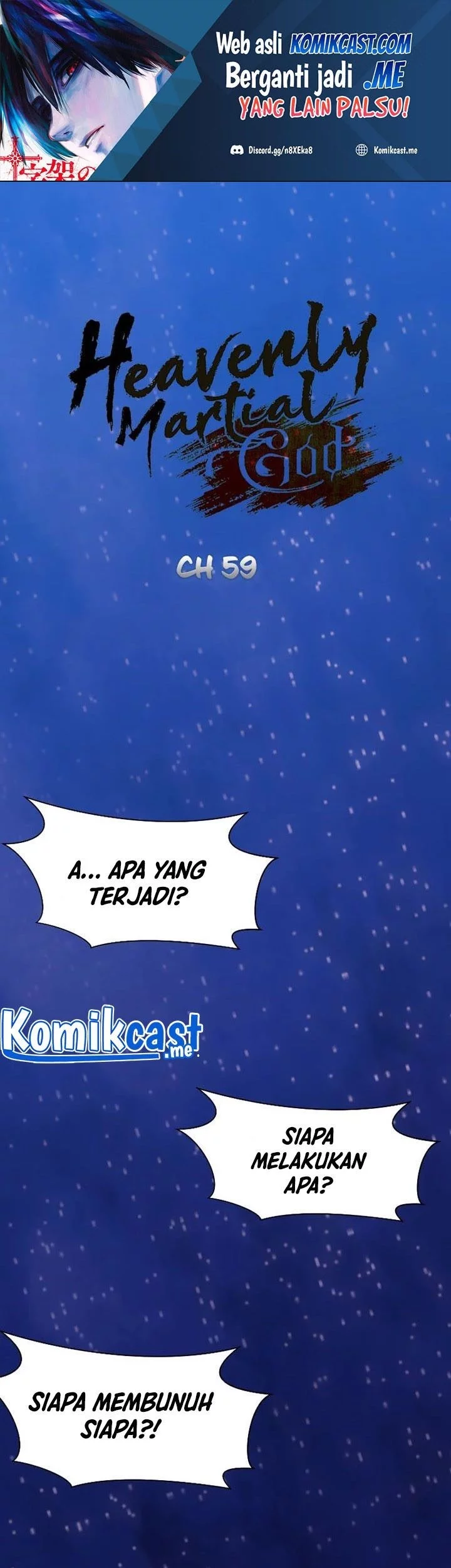 Heavenly Martial God Chapter 59 - halaman 1