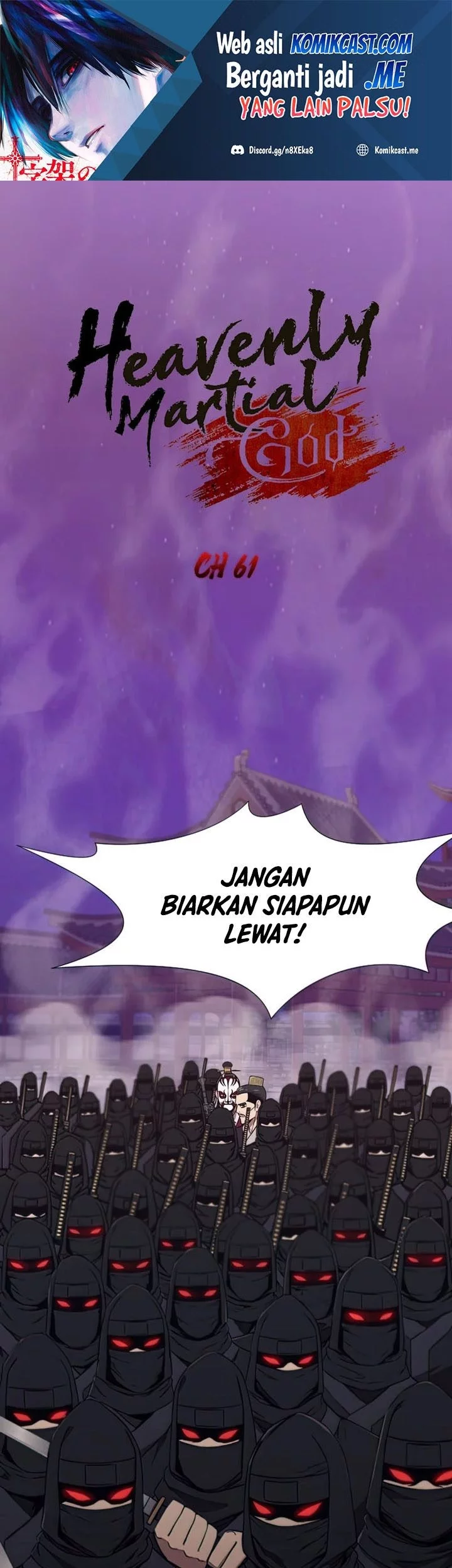 Heavenly Martial God Chapter 61 - halaman 1