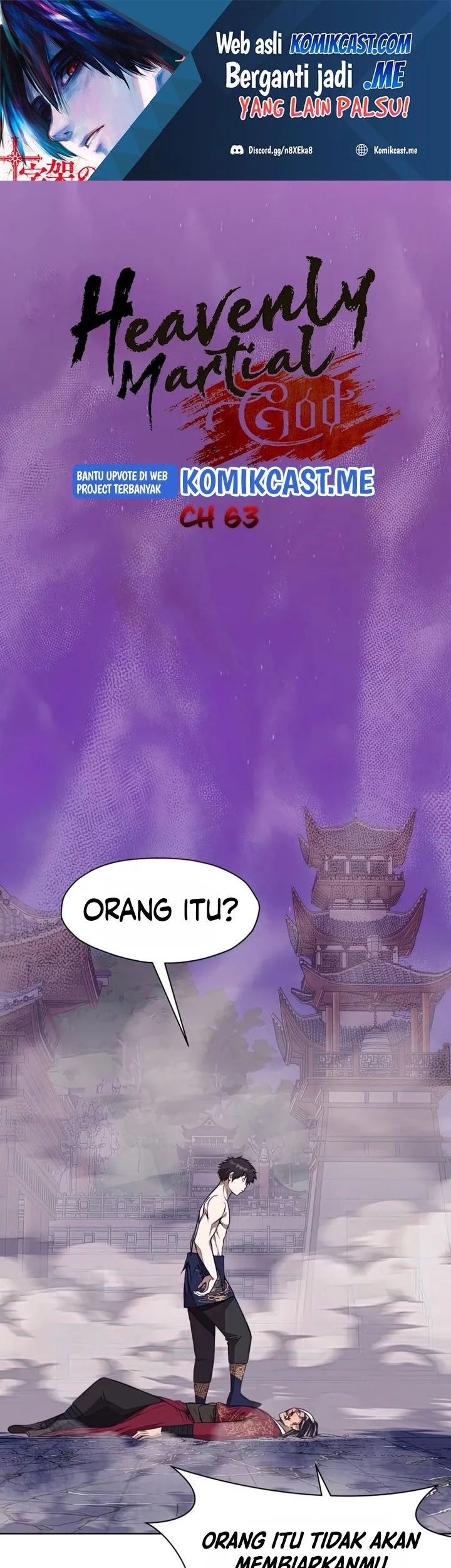 Heavenly Martial God Chapter 63 - halaman 1