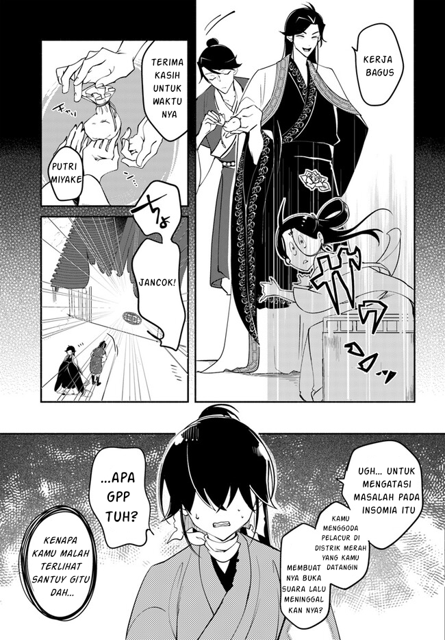 Hekigyoku no Dansou Kouryoushi wa, Fushigi na Iyashijutsu de Kyuutei Ikan ni narimashita. Chapter 1.2 - halaman 9