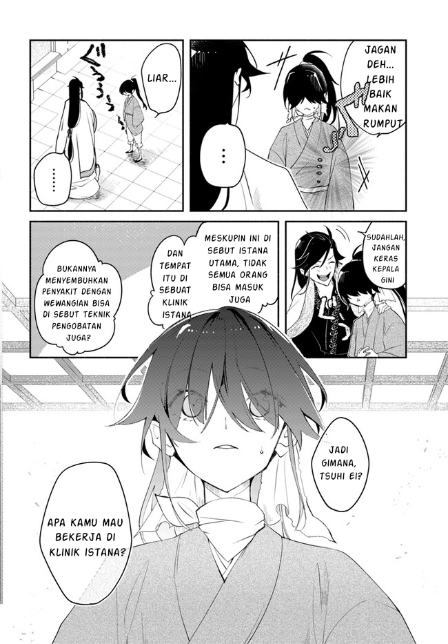 Hekigyoku no Dansou Kouryoushi wa, Fushigi na Iyashijutsu de Kyuutei Ikan ni narimashita. Chapter 2.2 - halaman 6