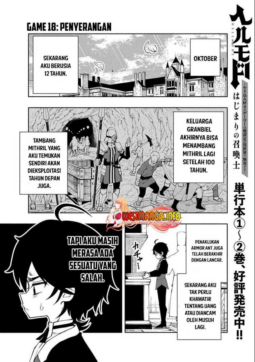 Hell Mode: Yarikomi Suki no Gamer wa Hai Settei no Isekai de Musou Suru Chapter 18 - halaman 2