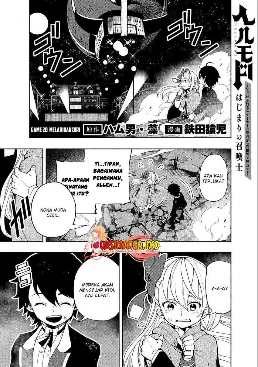 Hell Mode: Yarikomi Suki no Gamer wa Hai Settei no Isekai de Musou Suru Chapter 20 - halaman 2