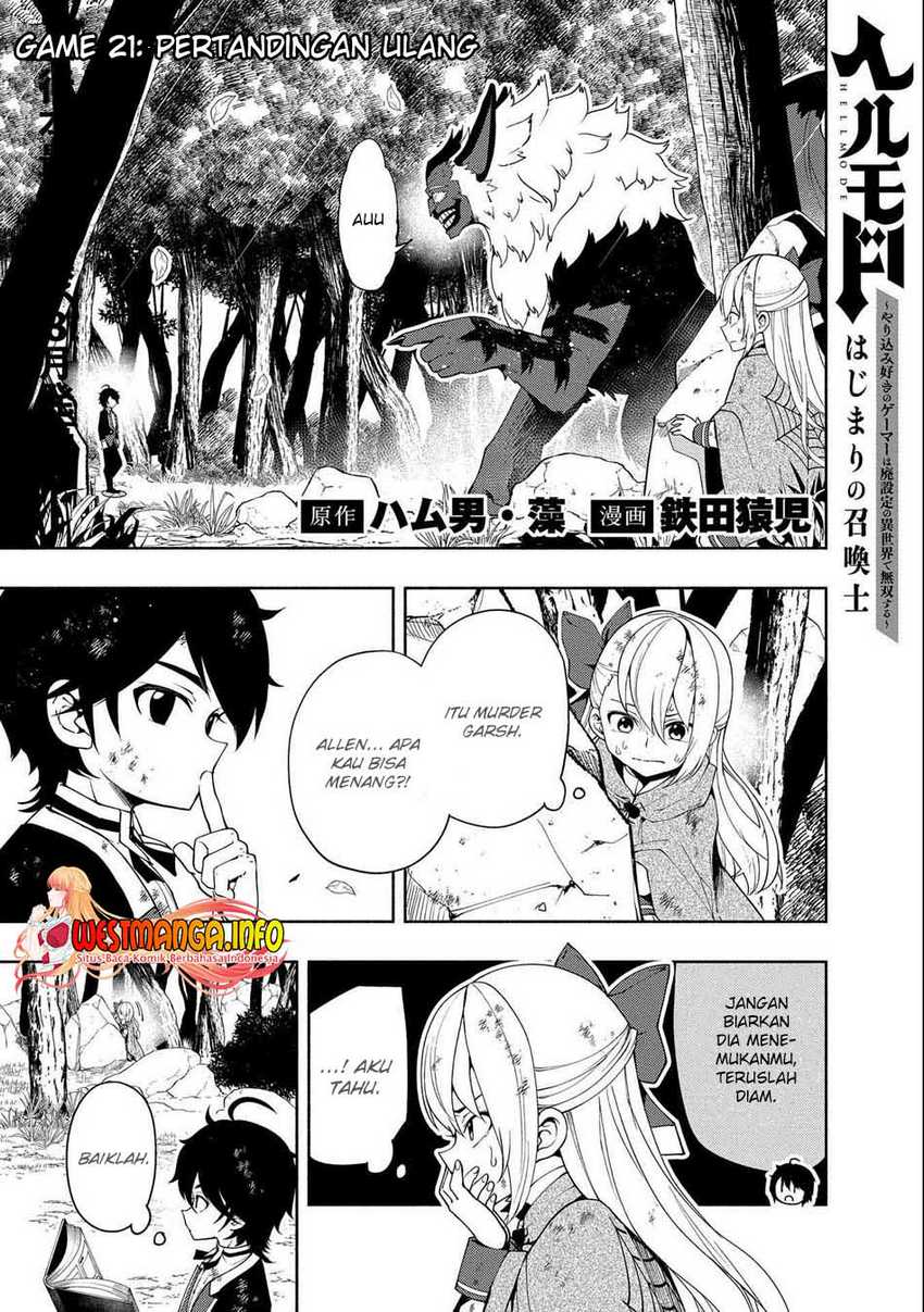 Hell Mode: Yarikomi Suki no Gamer wa Hai Settei no Isekai de Musou Suru Chapter 21 - halaman 2