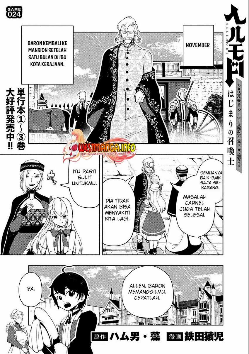 Hell Mode: Yarikomi Suki no Gamer wa Hai Settei no Isekai de Musou Suru Chapter 24 - halaman 4