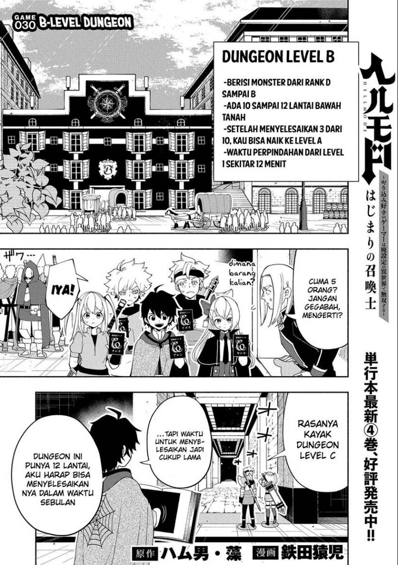 Hell Mode: Yarikomi Suki no Gamer wa Hai Settei no Isekai de Musou Suru Chapter 30 - halaman 4