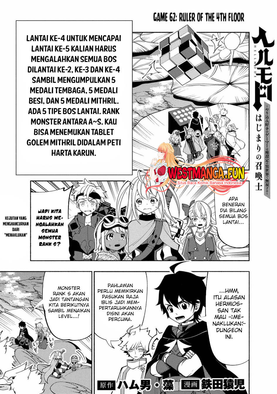 Hell Mode: Yarikomi Suki no Gamer wa Hai Settei no Isekai de Musou Suru Chapter 62 - halaman 2