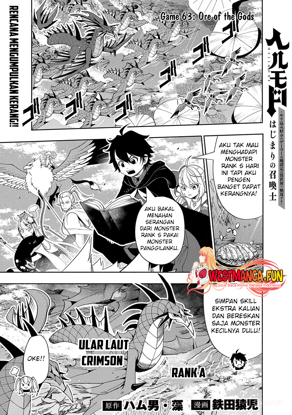 Hell Mode: Yarikomi Suki no Gamer wa Hai Settei no Isekai de Musou Suru Chapter 63 - halaman 2