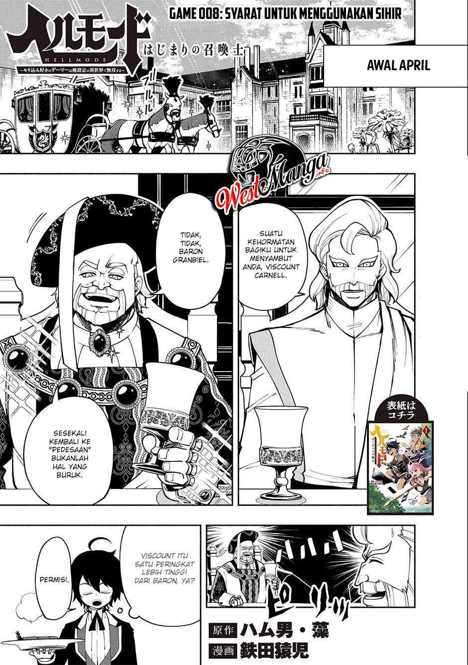 Hell Mode: Yarikomi Suki no Gamer wa Hai Settei no Isekai de Musou Suru Chapter 8 - halaman 3