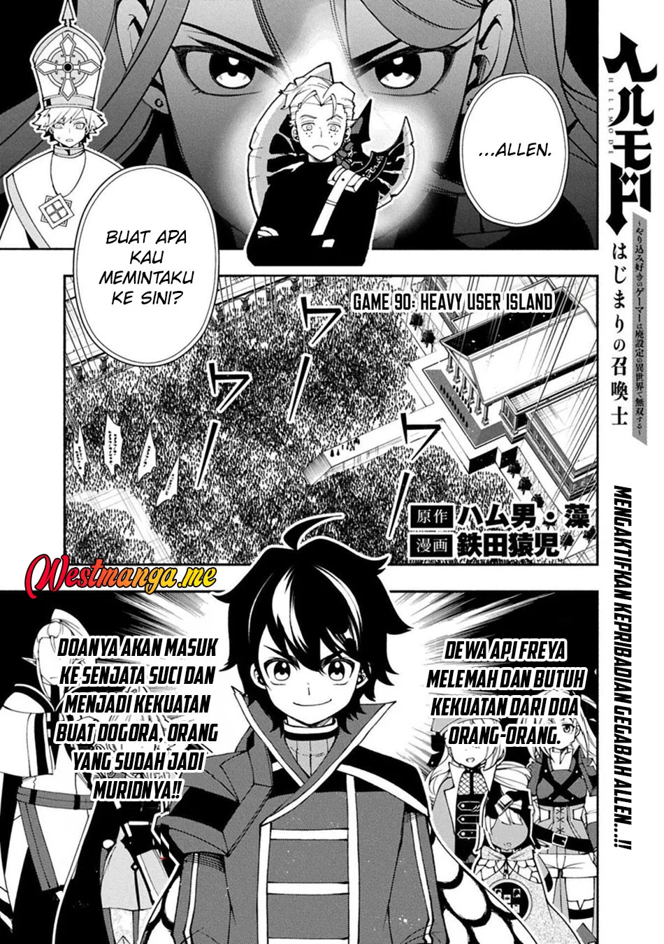 Hell Mode: Yarikomi Suki no Gamer wa Hai Settei no Isekai de Musou Suru Chapter 90 - halaman 2