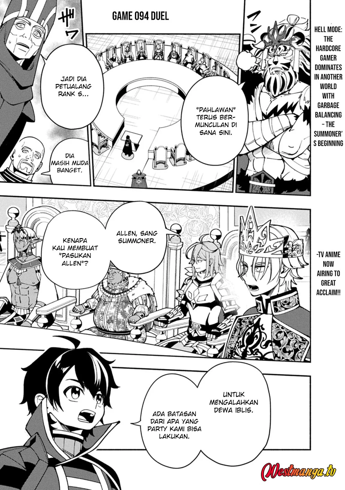 Hell Mode: Yarikomi Suki no Gamer wa Hai Settei no Isekai de Musou Suru Chapter 94 - halaman 2