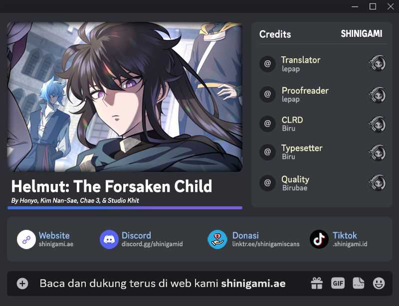 Helmut: The Forsaken Child Chapter 55 - halaman 1