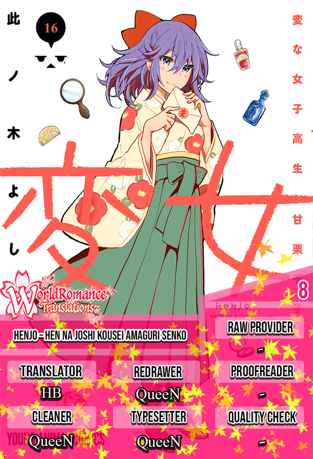 Henjo: Hen na Joshikousei Amaguri Senko Chapter 8 - halaman 1