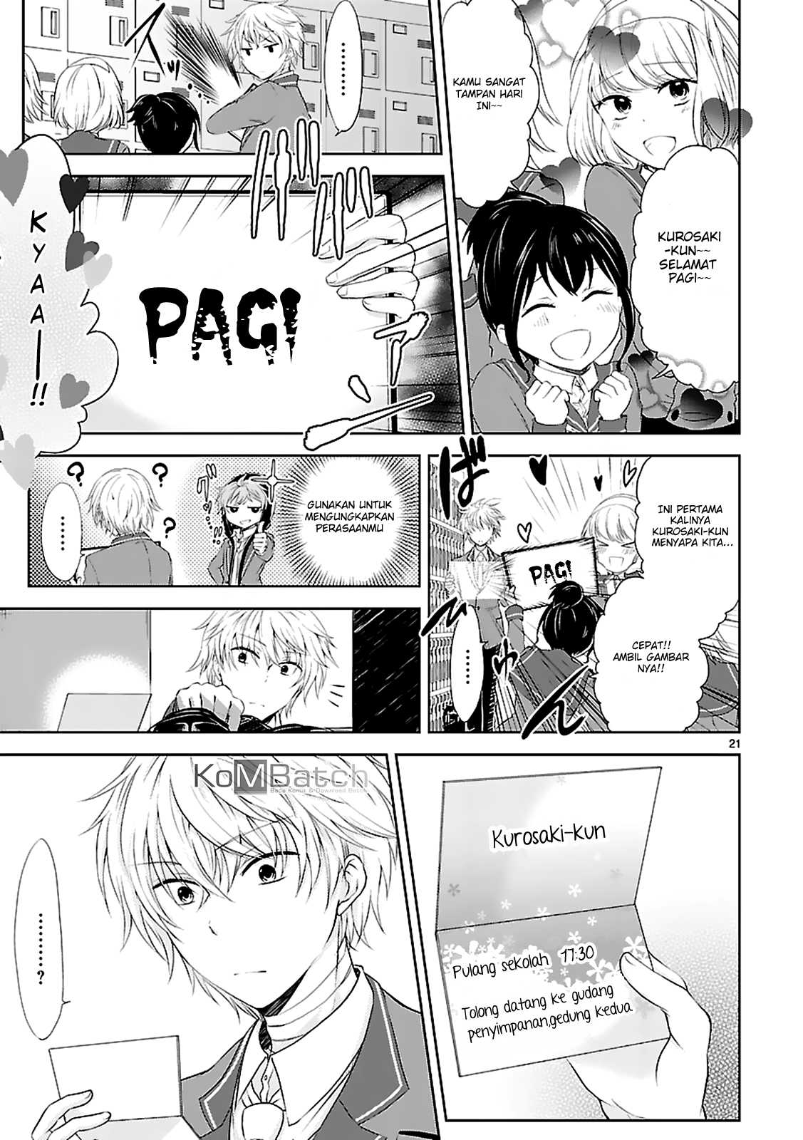 Hensoku-kei Quadrangle Chapter 4 - halaman 22
