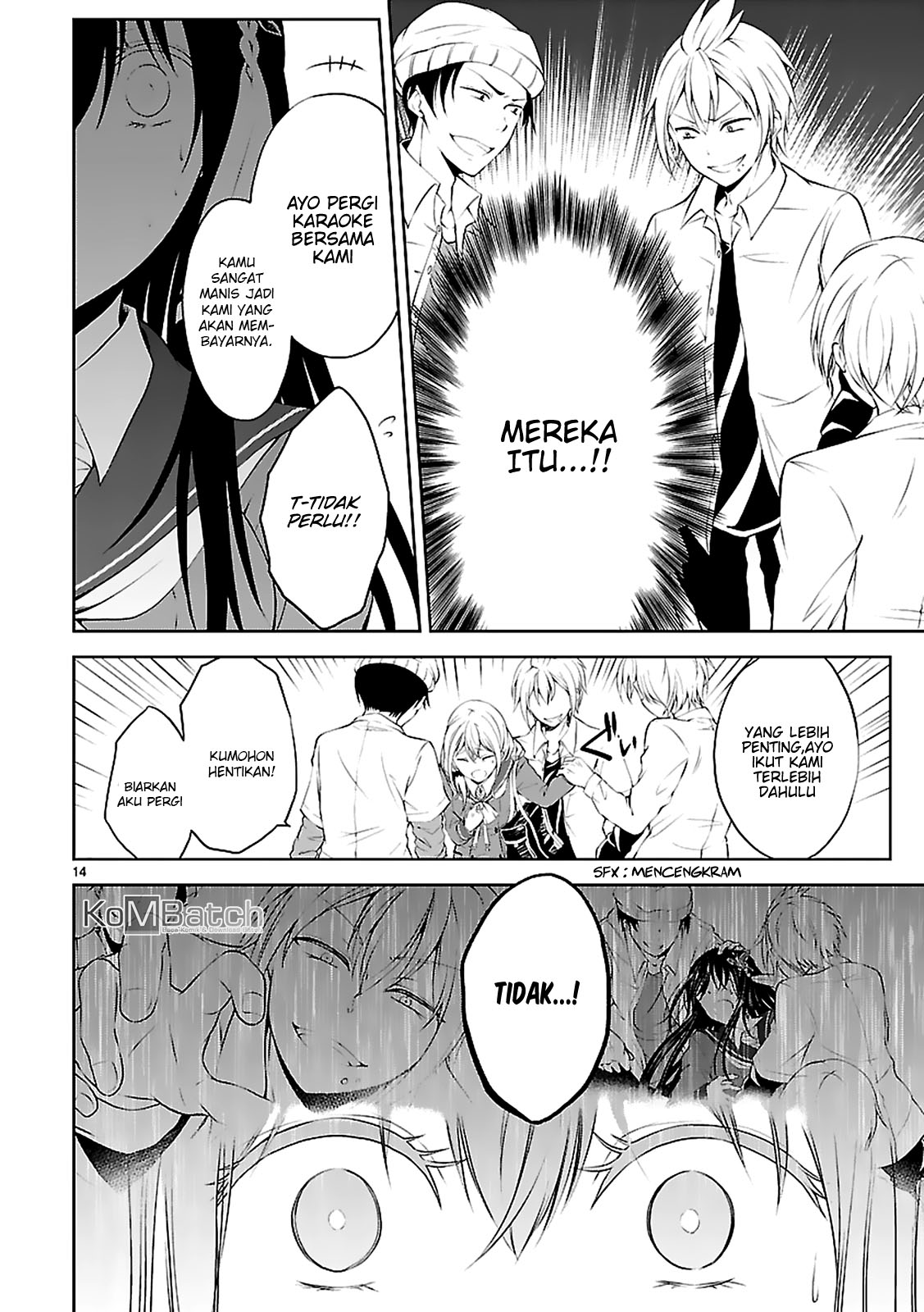 Hensoku-kei Quadrangle Chapter 5 - halaman 14