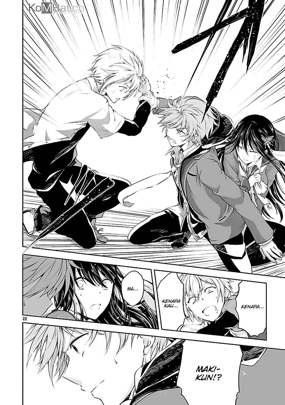 Hensoku-kei Quadrangle Chapter 5 - halaman 22