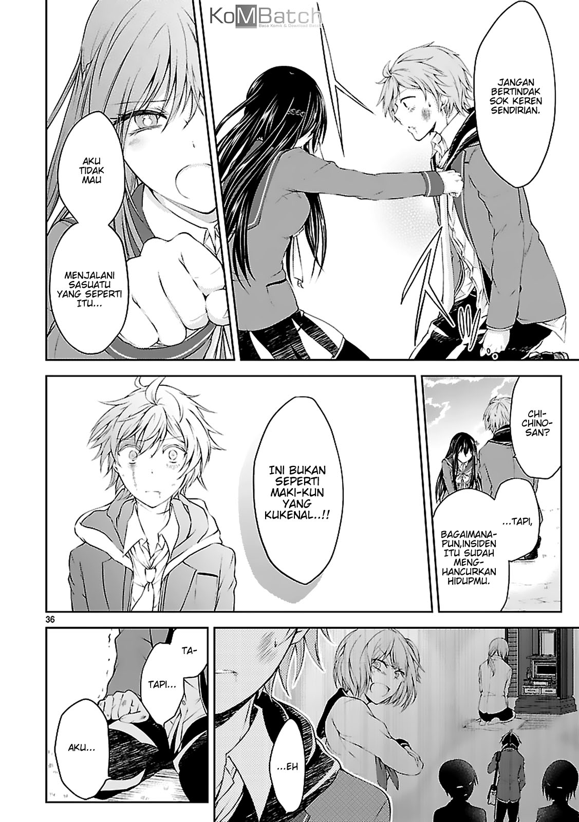 Hensoku-kei Quadrangle Chapter 5 - halaman 36