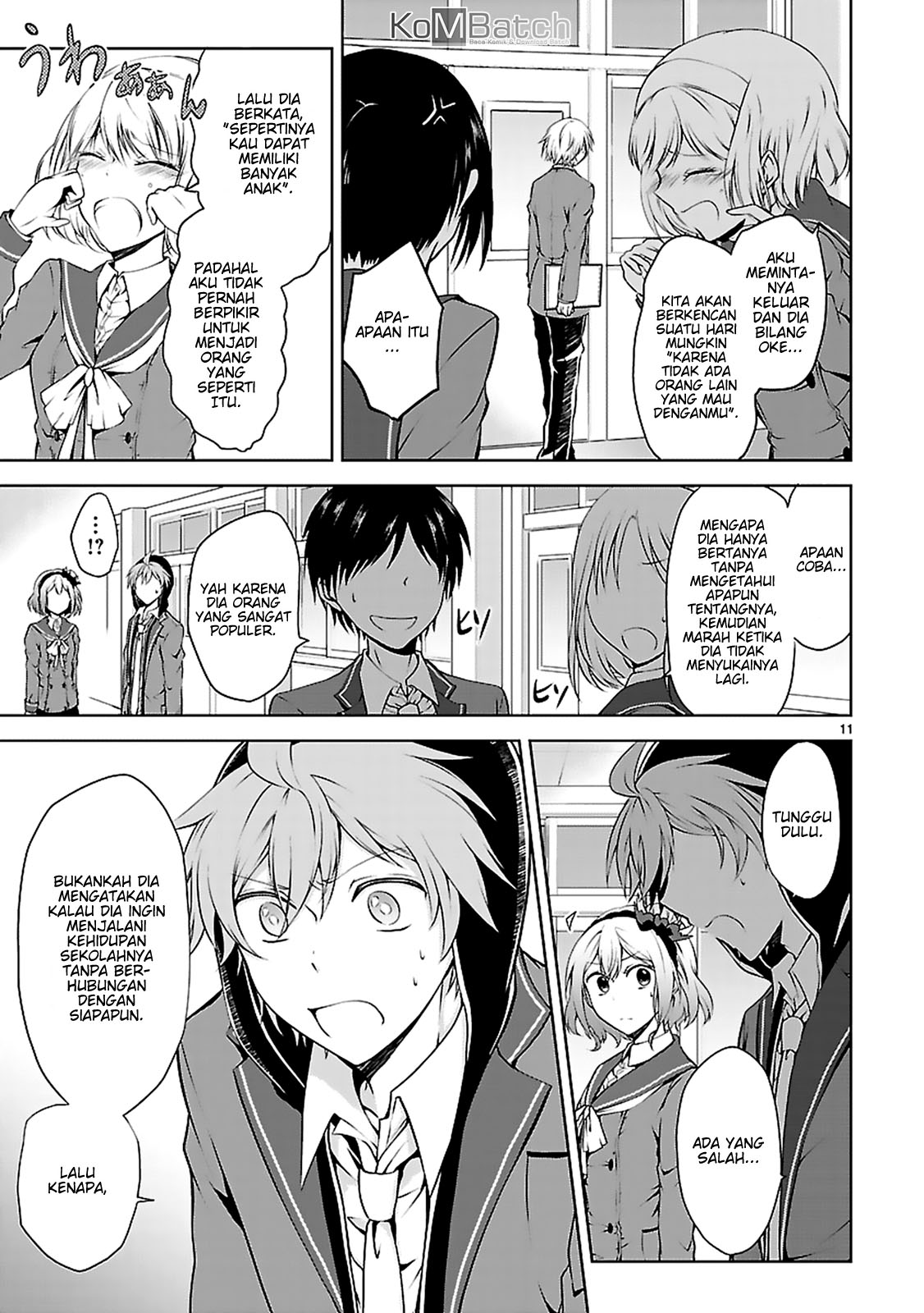 Hensoku-kei Quadrangle Chapter 7 - halaman 13