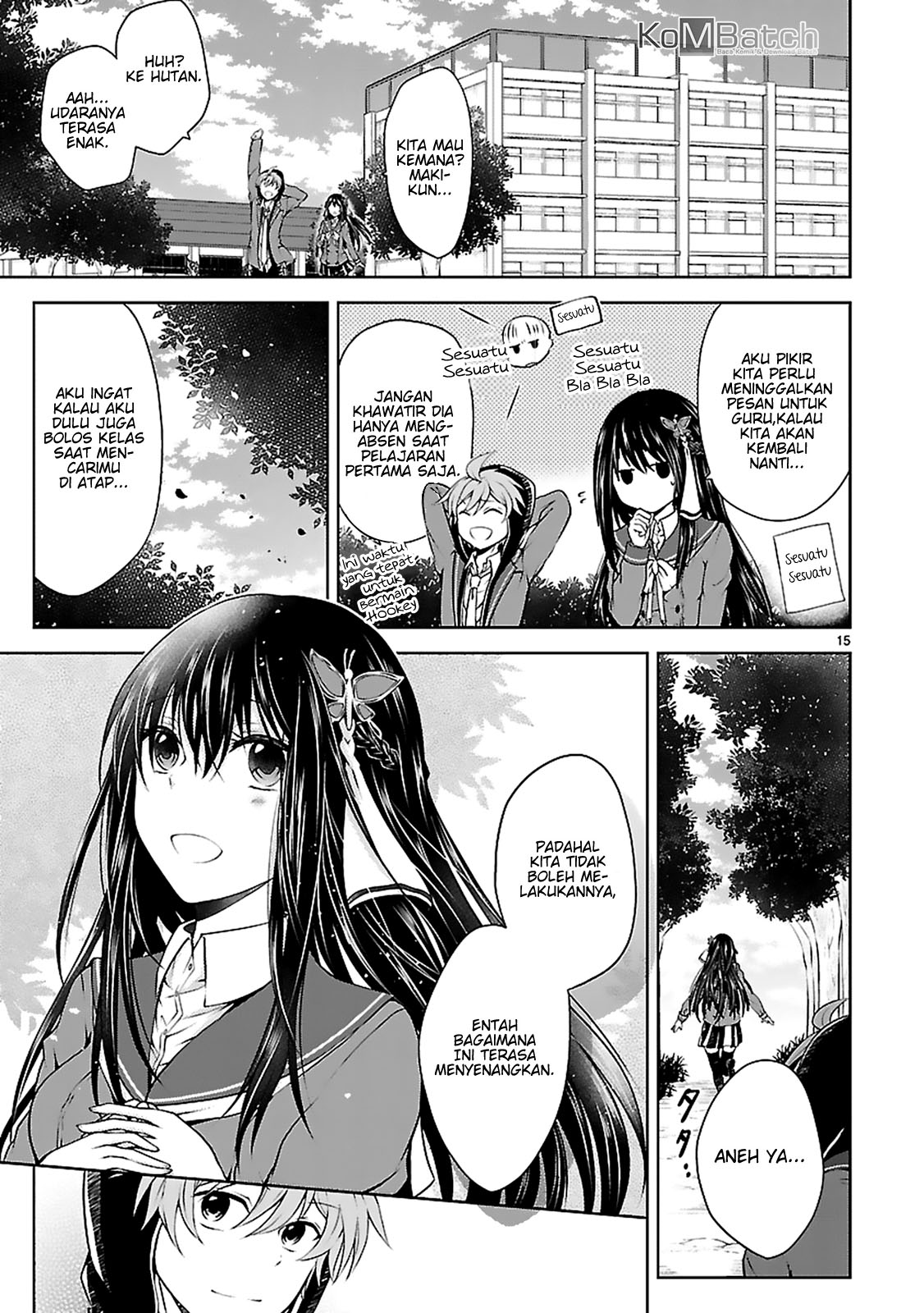 Hensoku-kei Quadrangle Chapter 7 - halaman 17