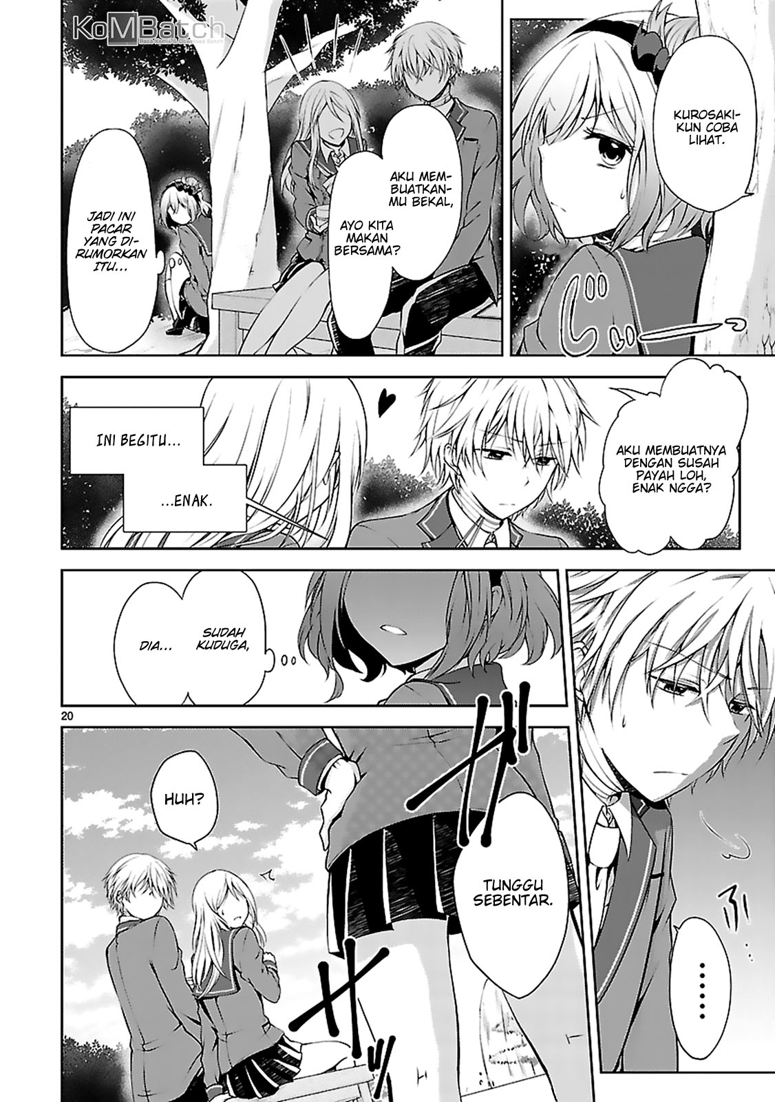 Hensoku-kei Quadrangle Chapter 7 - halaman 22
