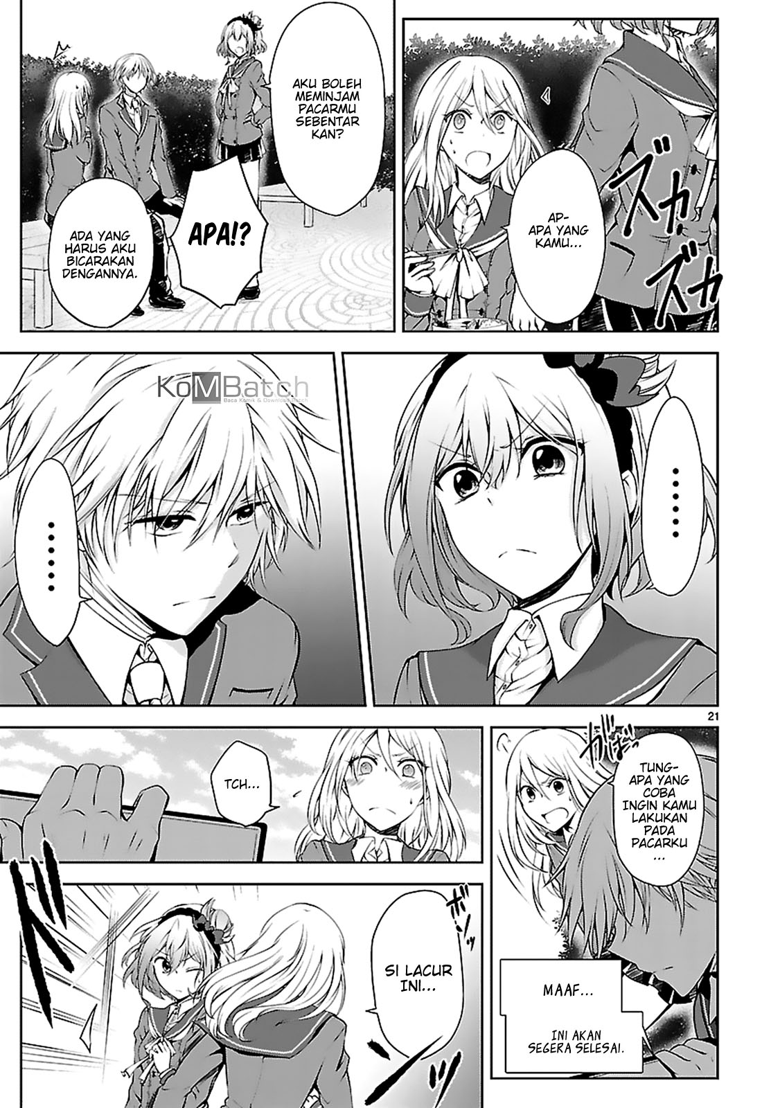 Hensoku-kei Quadrangle Chapter 7 - halaman 23