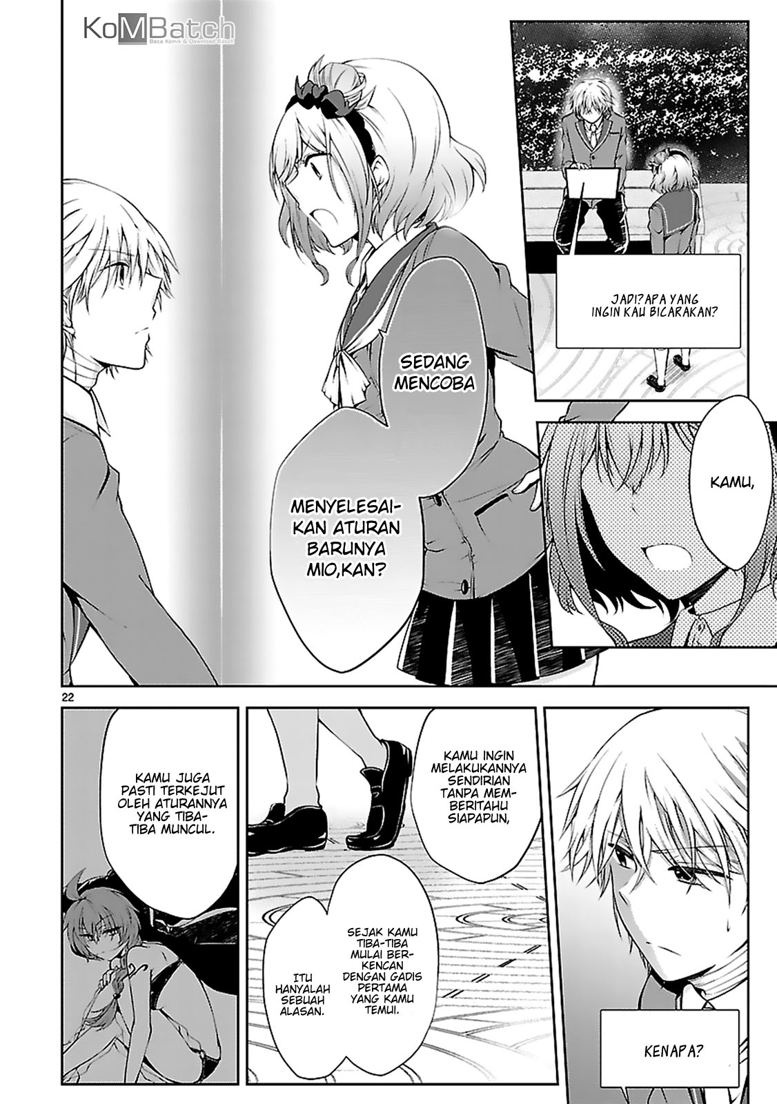 Hensoku-kei Quadrangle Chapter 7 - halaman 24