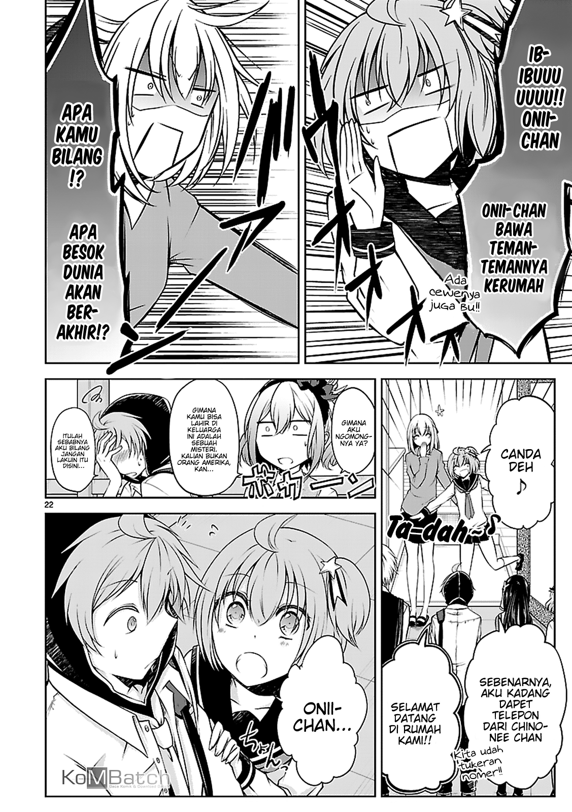 Hensoku-kei Quadrangle Chapter 9 - halaman 23