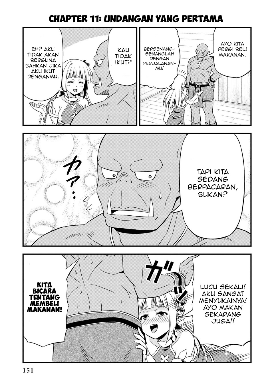 Hentai Elf to Majime Orc Chapter 11 - halaman 1