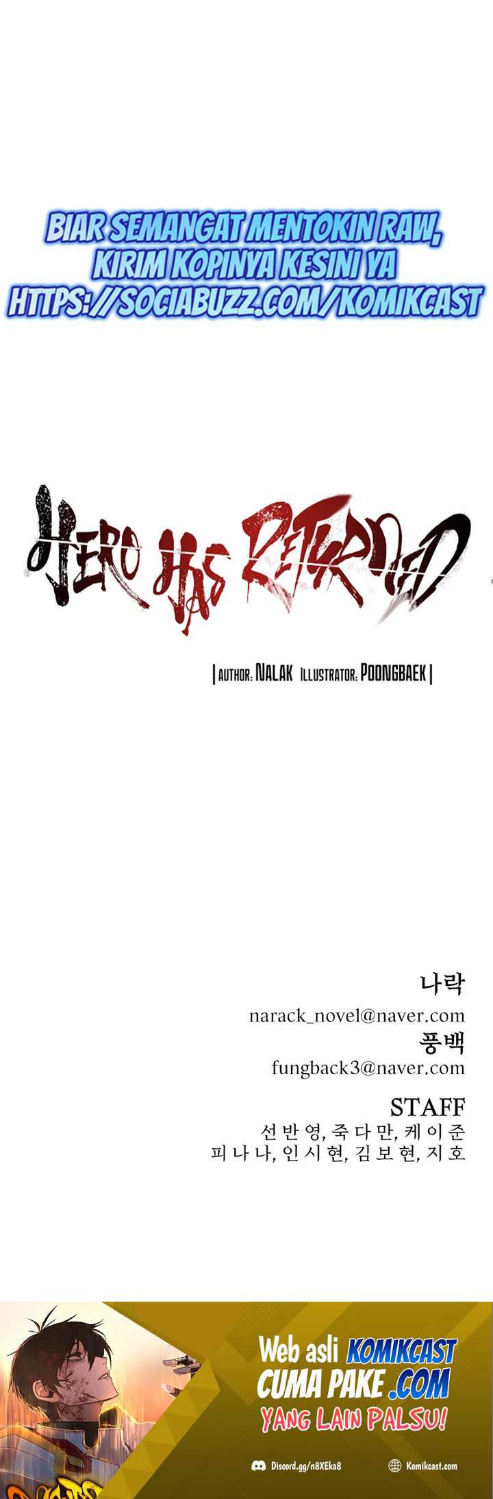 Hero Has Returned Chapter 40 - halaman 112