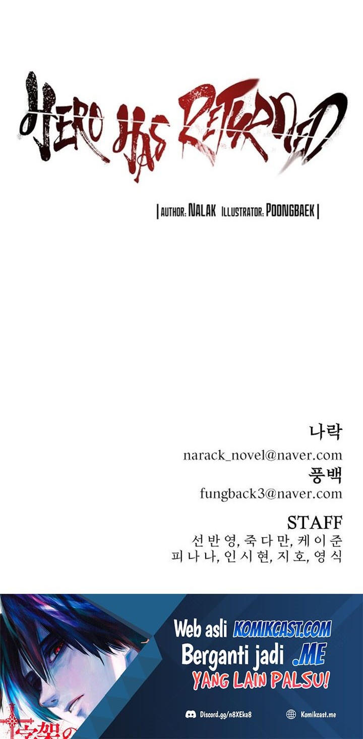 Hero Has Returned Chapter 56 - halaman 104