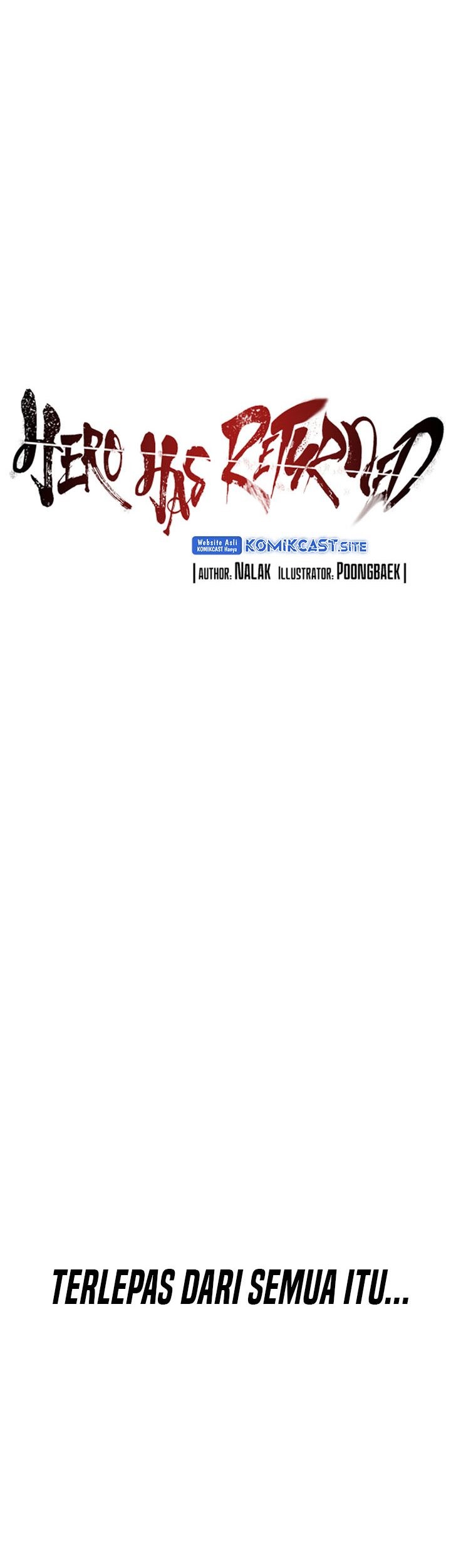 Hero Has Returned Chapter 75 - halaman 111
