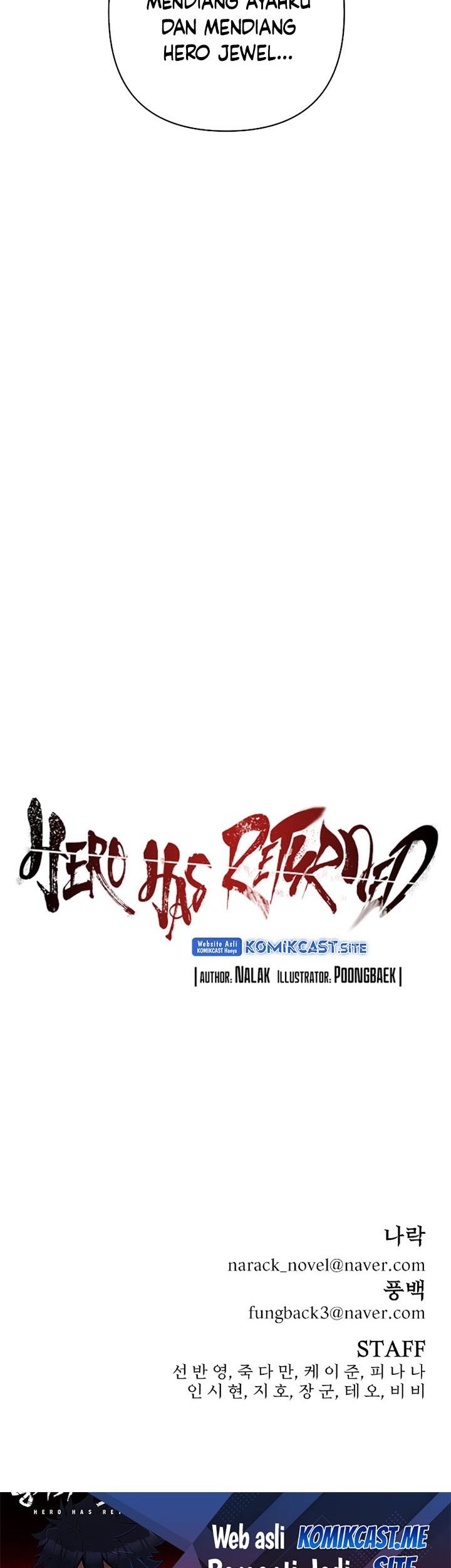 Hero Has Returned Chapter 76 - halaman 128