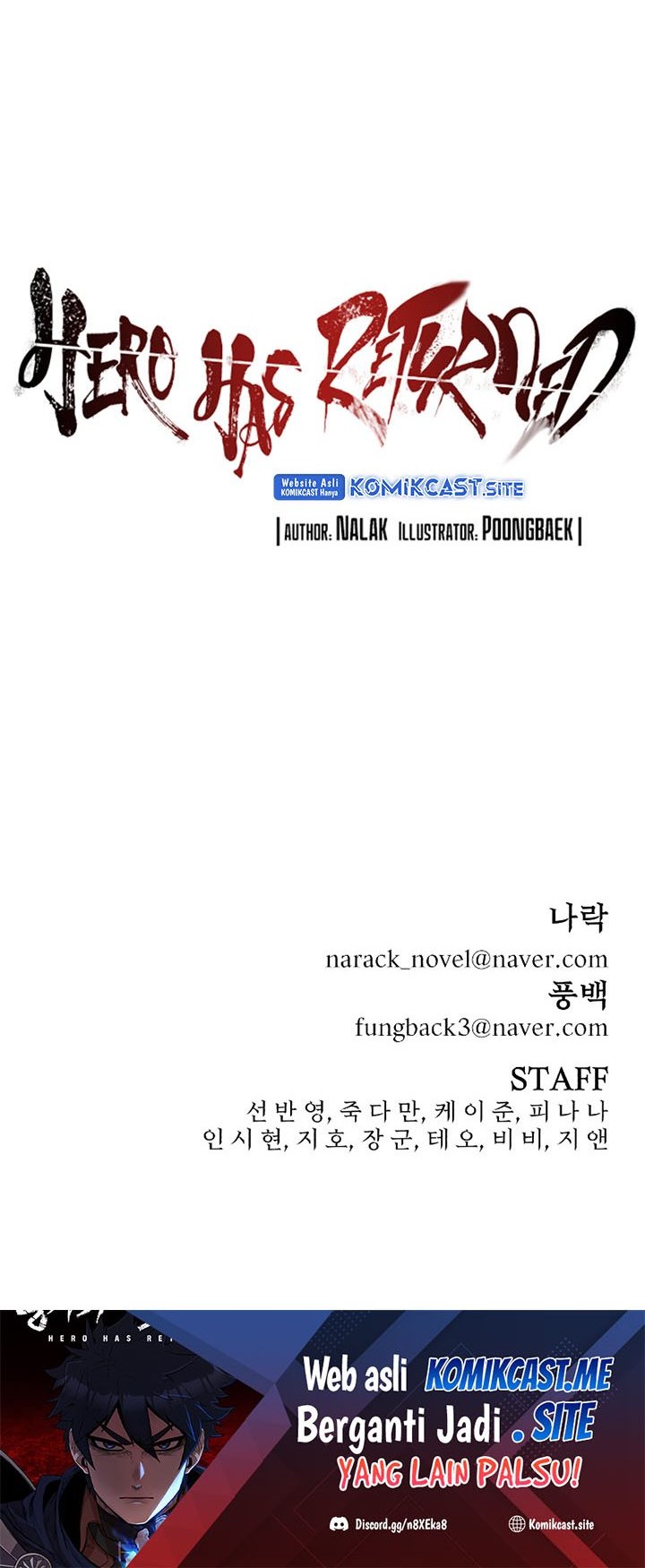 Hero Has Returned Chapter 77 - halaman 65