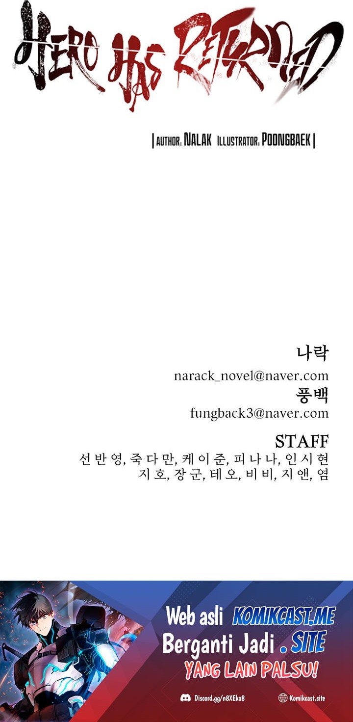 Hero Has Returned Chapter 78 - halaman 83